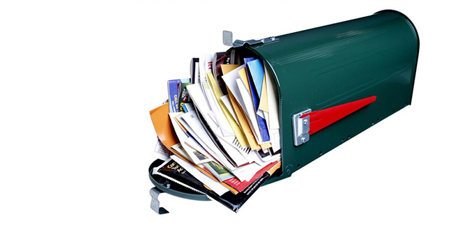 too much mail